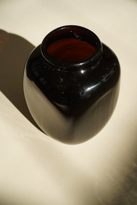 CLAUDE MORIN<BR>GLASS VASE