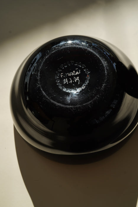 CLAUDE MORIN<BR>GLASS BOWL