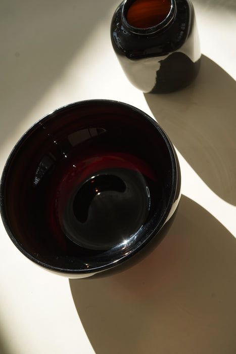 CLAUDE MORIN<BR>GLASS BOWL