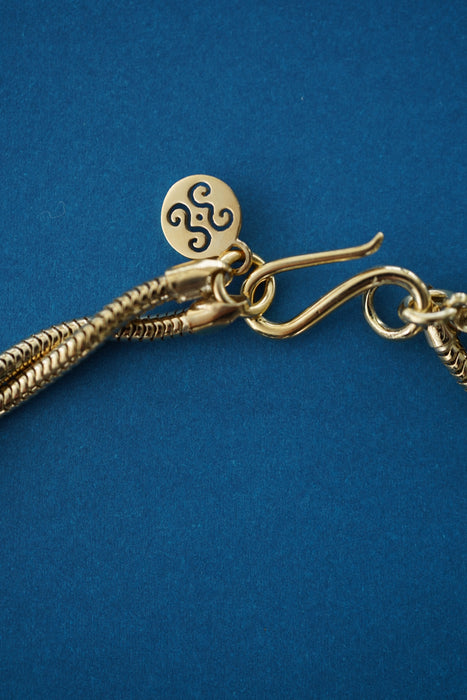 SAPIR BACHAR<br>GOLD TWIST SNAKE CHOKER <br><br>SOLD OUT