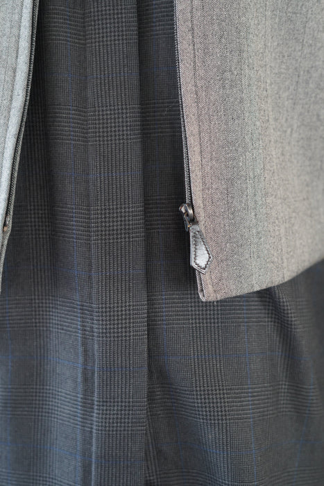 VINTAGE HERMES<BR>LAMBSKIN WOOL VEST