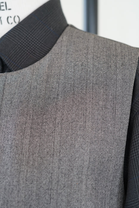 VINTAGE HERMES<BR>LAMBSKIN WOOL VEST