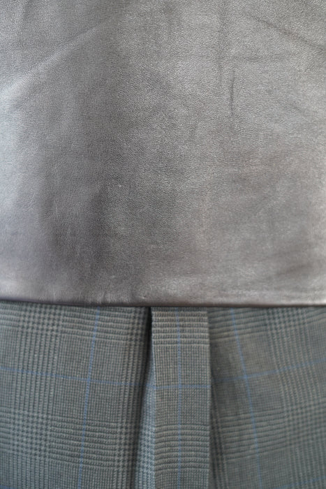 VINTAGE HERMES<BR>LAMBSKIN WOOL VEST