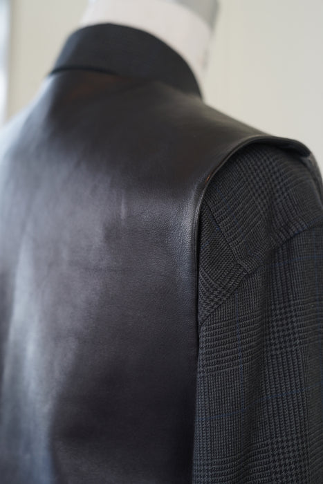 VINTAGE HERMES<BR>LAMBSKIN WOOL VEST