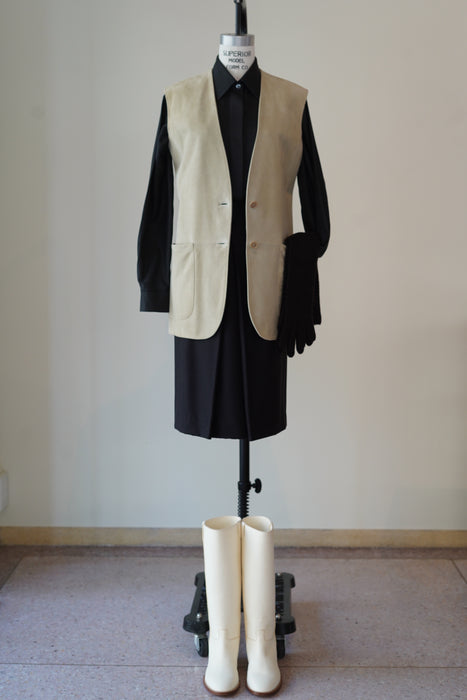VINTAGE HERMES <br>CASHMERE MID SKIRT<br><br>SOLD OUT