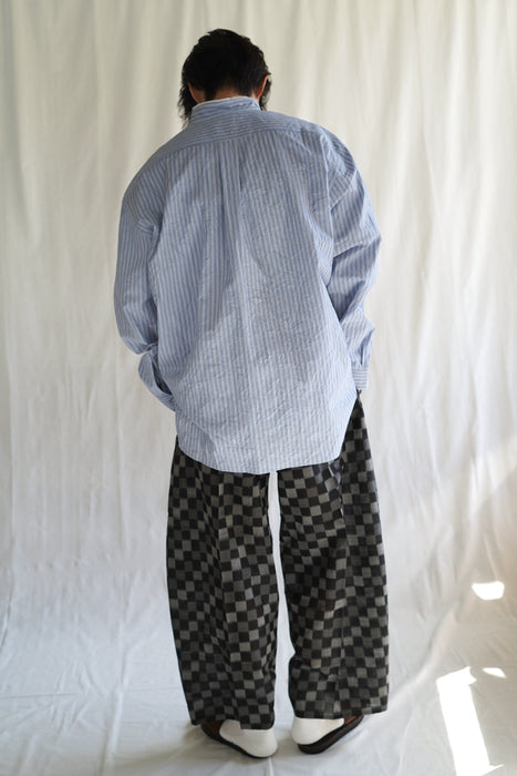 CRISTASEYA<br>MOROCCAN PYJAMA PANTS<br>in BLACK/GREY CHECKS