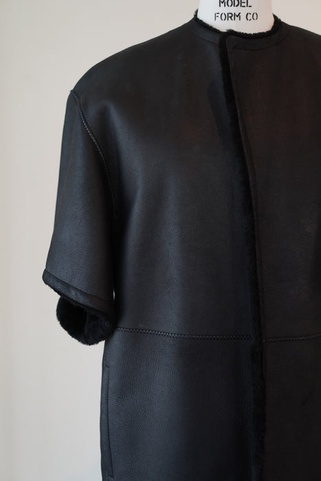 VINTAGE HERMES <br>REVERSED LAMBSKIN COAT<br><br>SOLD OUT