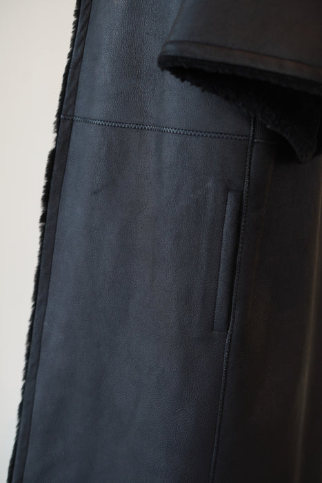 VINTAGE HERMES <br>REVERSED LAMBSKIN COAT<br><br>SOLD OUT