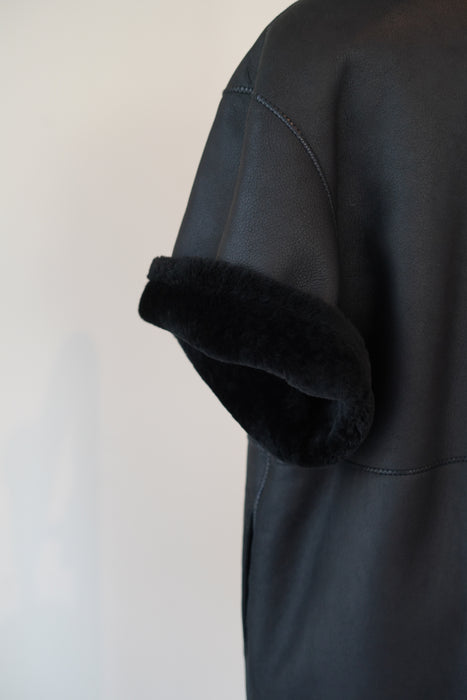 VINTAGE HERMES <br>REVERSED LAMBSKIN COAT<br><br>SOLD OUT
