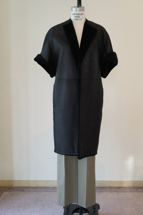 VINTAGE HERMES <br>REVERSED LAMBSKIN COAT<br><br>SOLD OUT
