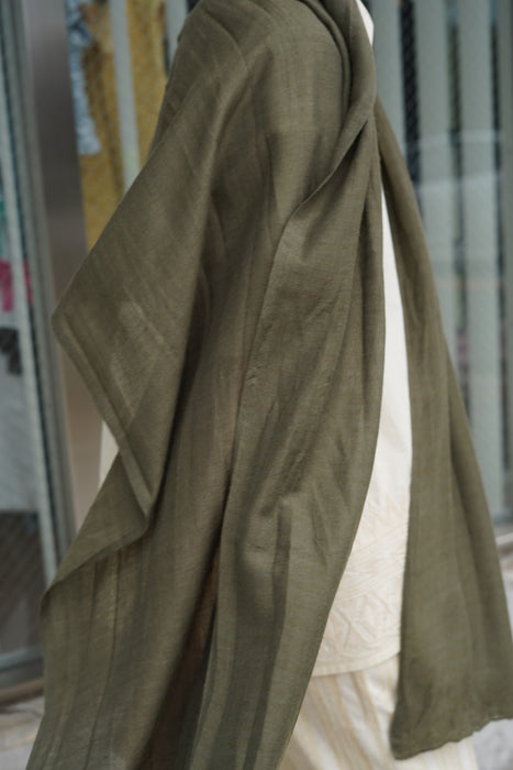 NORLHA<br>FEATHER LIGHT NARROW SCARF <br>in TEA LEAF