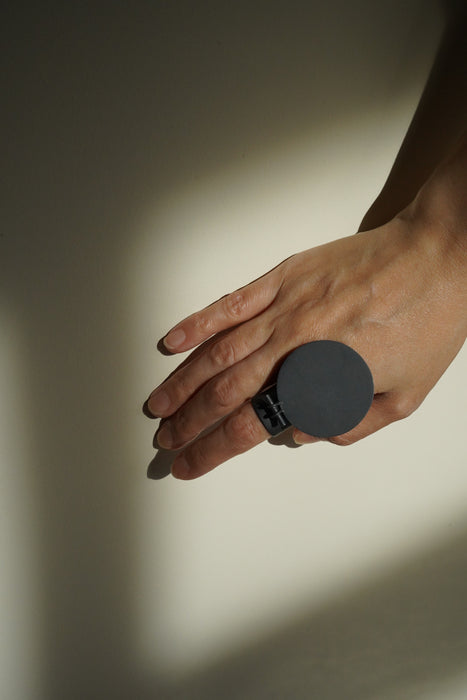 Claudia Lepik<br>KADI RING<br> in OXIDIZED