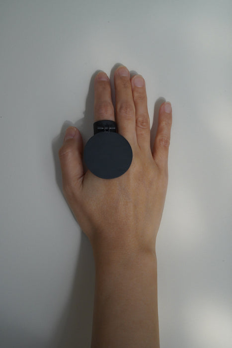 Claudia Lepik<br>KADI RING<br> in OXIDIZED