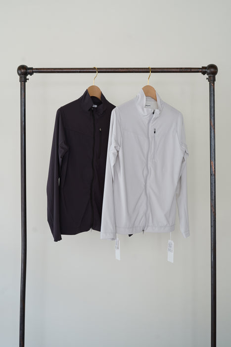 FUMIKA_UCHIDA<BR>NYLON JERSEY ZIP-UP TOP