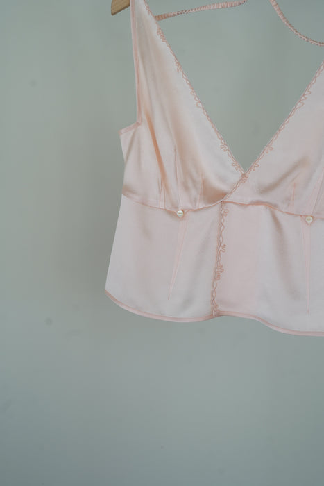 FUMIKA_UCHIDA<br>SILK STAIN CAMISOLE
