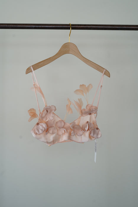 FUMIKA_UCHIDA<br>SILK STAIN BRA TOP