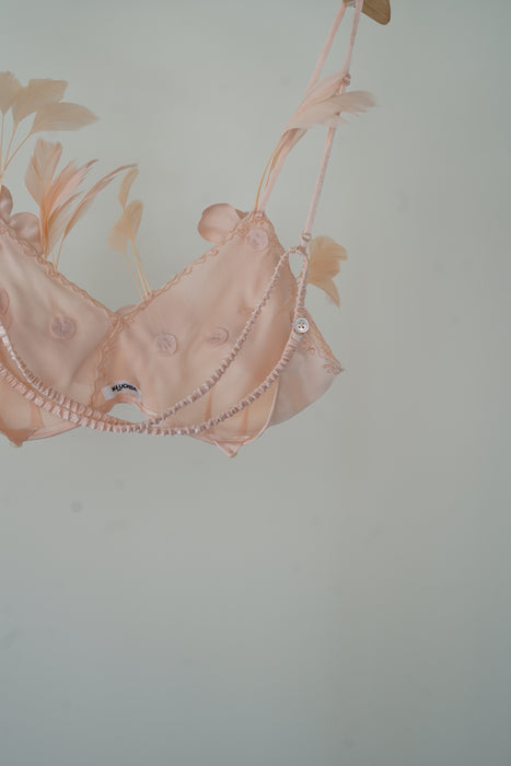 FUMIKA_UCHIDA<br>SILK STAIN BRA TOP