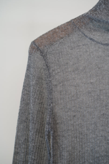 FUMIKA_UCHIDA<br>GAUZE TTL-NECK SWEATER