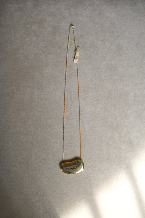 HALSTON by ELSA PERETTI <BR>GOLD PERFUME ROCKET PENDANT