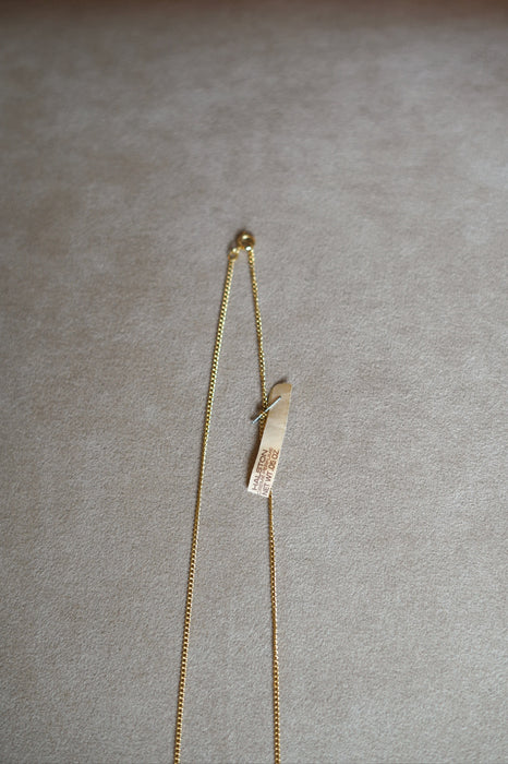 HALSTON by ELSA PERETTI <BR>GOLD PERFUME ROCKET PENDANT
