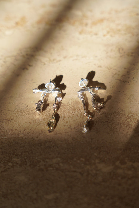 Claudia Lepik<br>CAST BIT STICK EARRINGS