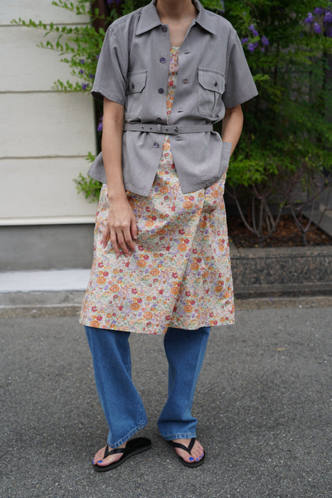 FUMIKA_UCHIDA<br>CHAMBRAY SHORT SLEEVE SHIRT<br><br>SOLD OUT