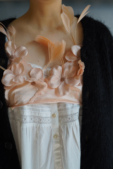 FUMIKA_UCHIDA<br>SILK STAIN BRA TOP