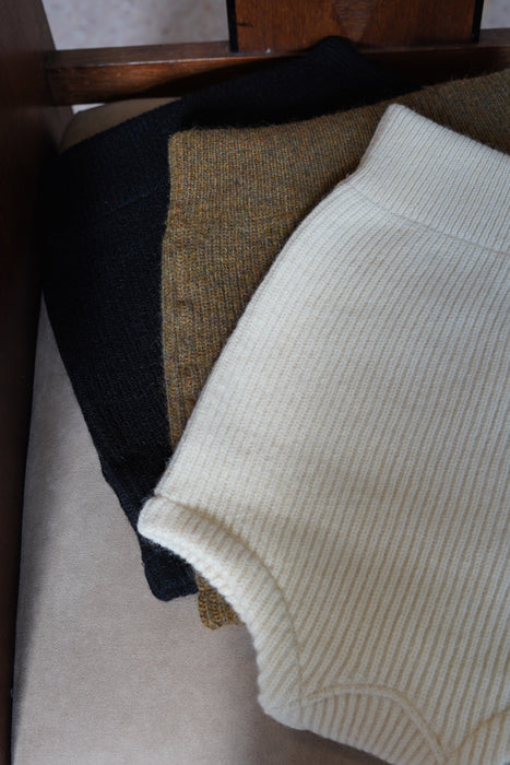 FUMIKA_UCHIDA<br>SHETLAND RIB STITCH BLOOMERS