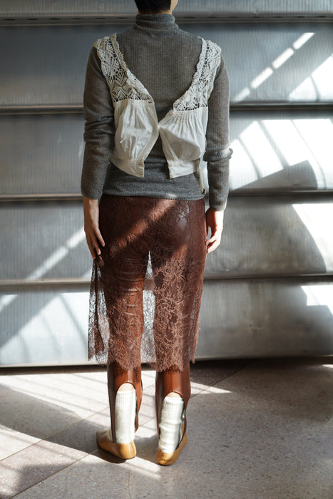 FUMIKA_UCHIDA<BR>LEAVER LACE SKIRT