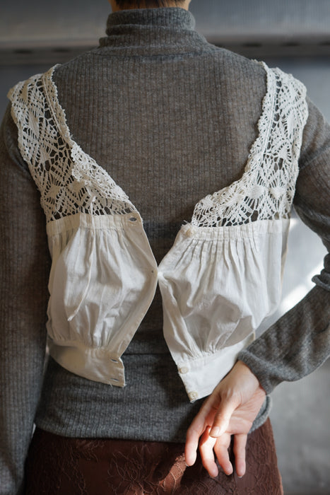ANTIQUE<BR>EDWARDIAN CORSET COVER<BR><BR>SOLD OUT