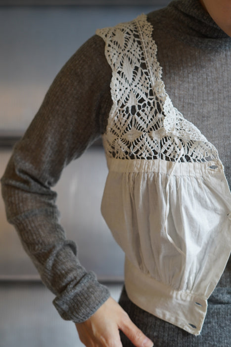 ANTIQUE<BR>EDWARDIAN CORSET COVER<BR><BR>SOLD OUT
