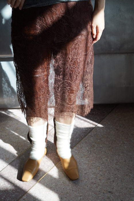 FUMIKA_UCHIDA<BR>LEAVER LACE SKIRT
