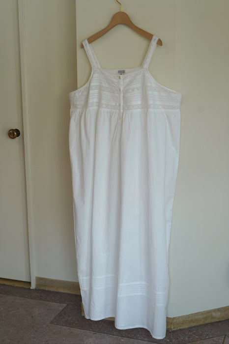VINTAGE<BR>COTTON CAMI LONG DRESS <BR> <BR>SOLD OUT