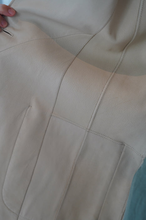 VINTAGE HERMES<BR>SUEDE GILET