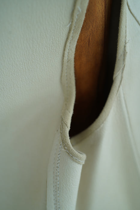 VINTAGE HERMES<BR>SUEDE GILET