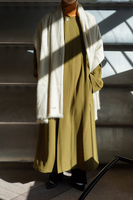 NORLHA<br>NOMAD CLASSIC SCARF<br>NATURAL YAK WHITE