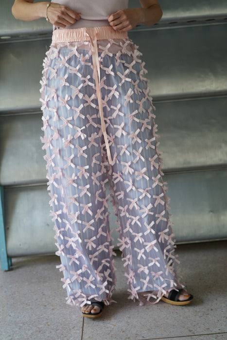 JONNLYNX<br>ribbon tulle pants<br><br>SOLD OUT