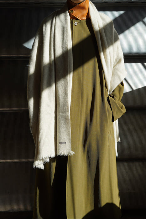 NORLHA<br>NOMAD CLASSIC SCARF<br>NATURAL YAK WHITE