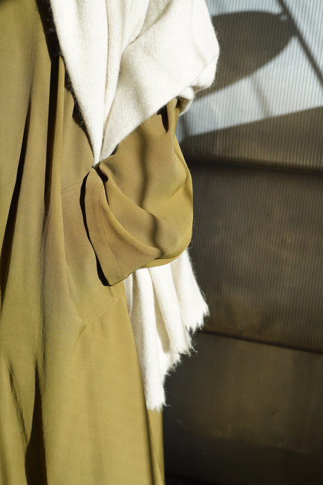 NORLHA<br>NOMAD CLASSIC SCARF<br>NATURAL YAK WHITE