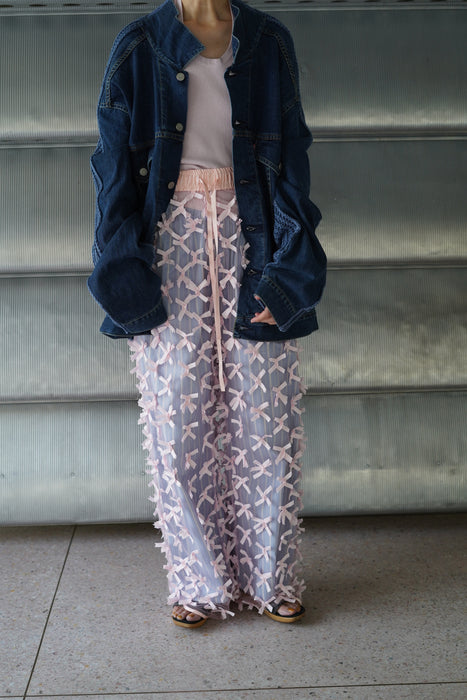 JONNLYNX<br>ribbon tulle pants<br><br>SOLD OUT