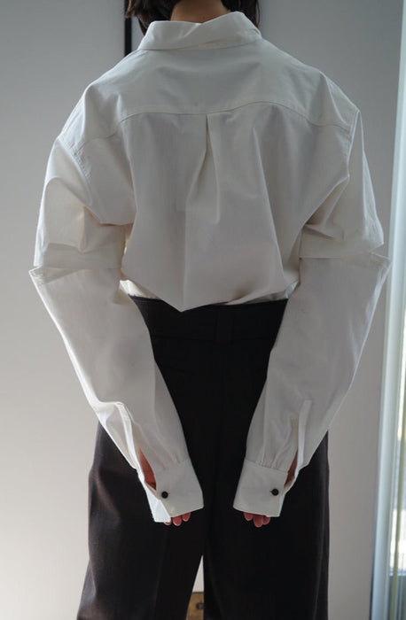 pelleq<br>C/W CUT SLEEVE SHIRT<br>WHITE