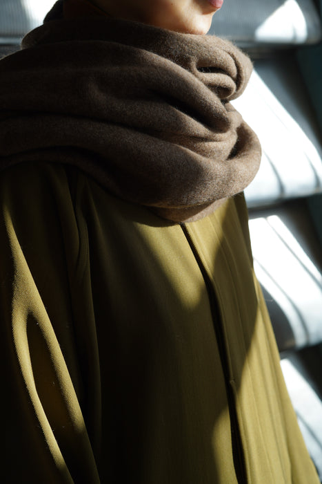 NORLHA<br>NOMAD NET BOILED SCARF<br>NATURAL YAK GOLDEN BROWN