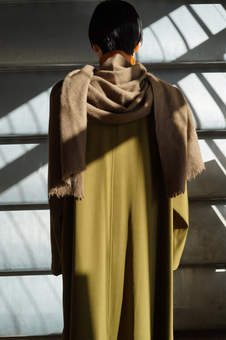 NORLHA<br>NOMAD NET BOILED SCARF<br>NATURAL YAK GOLDEN BROWN