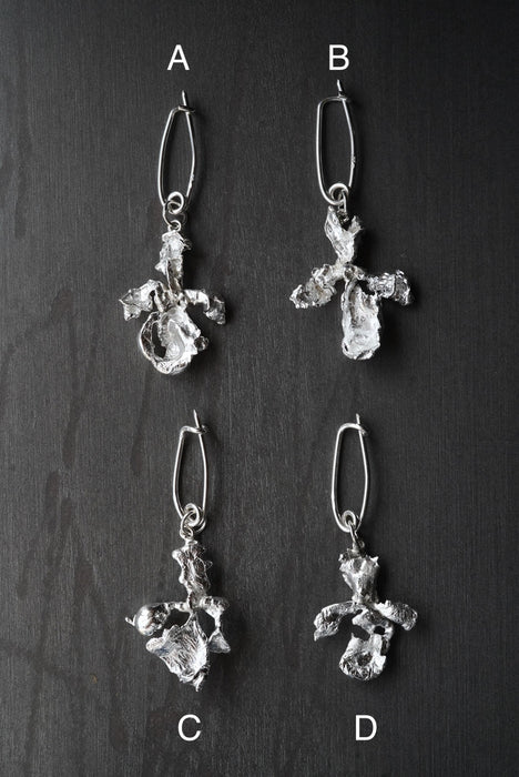 Claudia Lepik<br>ABSTRACT ORCHID BROOCH