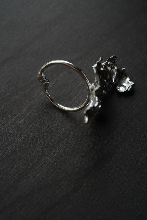 Claudia Lepik<br>ADJUSTABLE ABSTRACT ORCHID RING