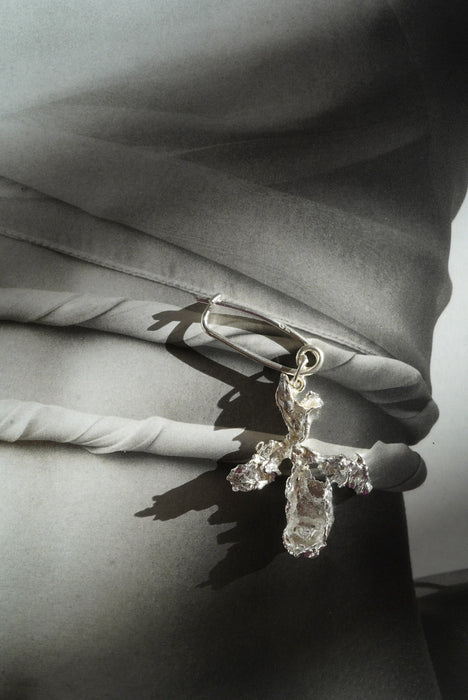 Claudia Lepik<br>ABSTRACT ORCHID BROOCH