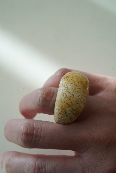 VINTAGE<BR>STONE DOME RING