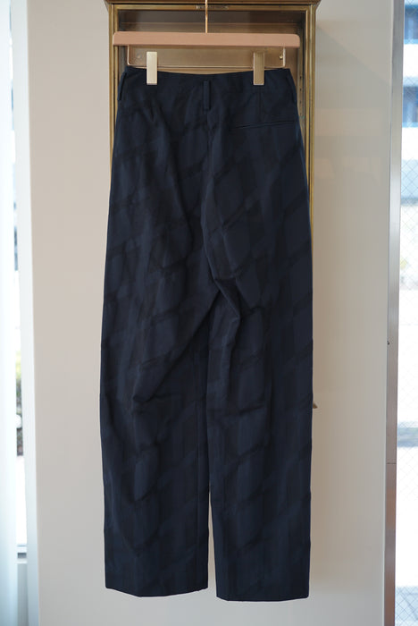 pelleq<br>jacquard double tuck trousers <br><br>SOLD OUT