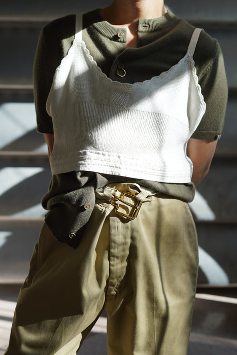 ANTIQUE<BR>KNITTED BRA TOP <BR> <BR>SOLD OUT