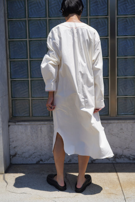 VINTAGE<BR>RED STITCHED SLEEPING DRESS